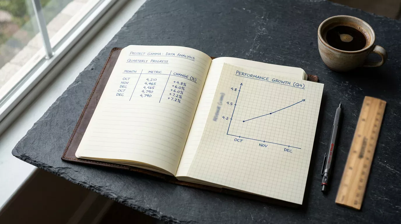 Cuaderno de análisis con estrategias de gestión de banca y notas sobre apuestas en la Premier League